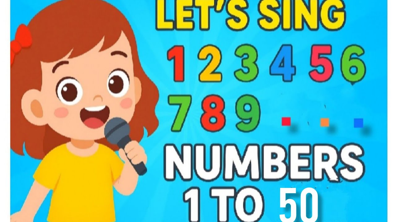 Numbers 1 to 50 For Kids