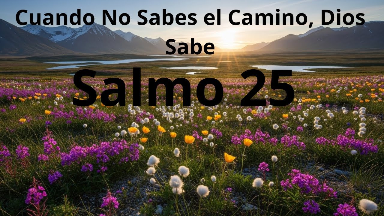 Salmo 25 Mi alma se alza hacia ti  Señor  Dios mío  tu confianza es mi fortaleza