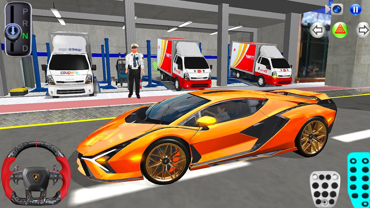 New Cargo Kia Pickup Truck & Lamborghini For Parking - 3D Driving Class 2026 - Android Gameplay 🎮