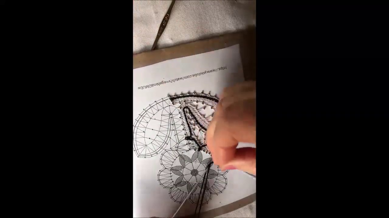 How to make bobbin lace Yelets flower 2