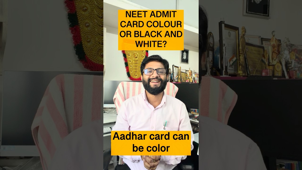NEET 2026 Admit Card Rules 🔥 Color or B/W? Photo Needed? Kerchief Allowed? 🤔