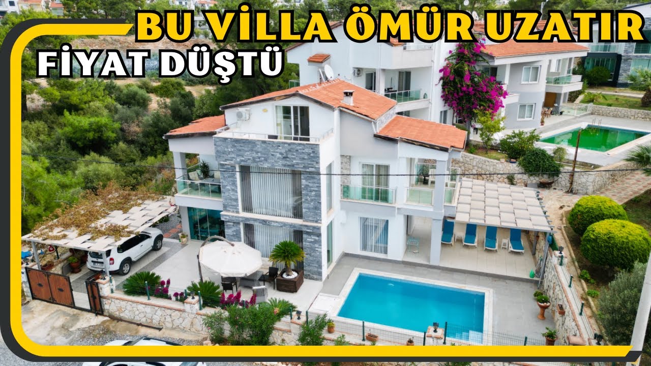 ‼️Satıldı‼️Fiyat Düştü Bu Villa Ömür Uzatır Eşyalı Harika Villa Turu Didim Akbük E-426