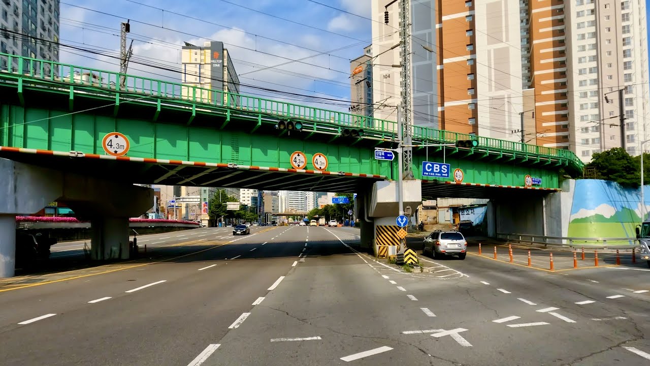 [4K] Clear Day Busan Drive | Gadeok-do - Sasang - Seomyeon - Jeonpo | 98