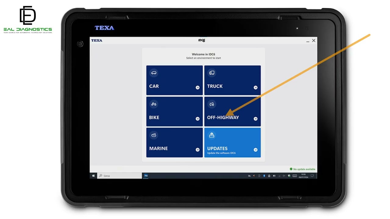 TEXA IDC6 OHW Diagnostics Module de navigation de base 1