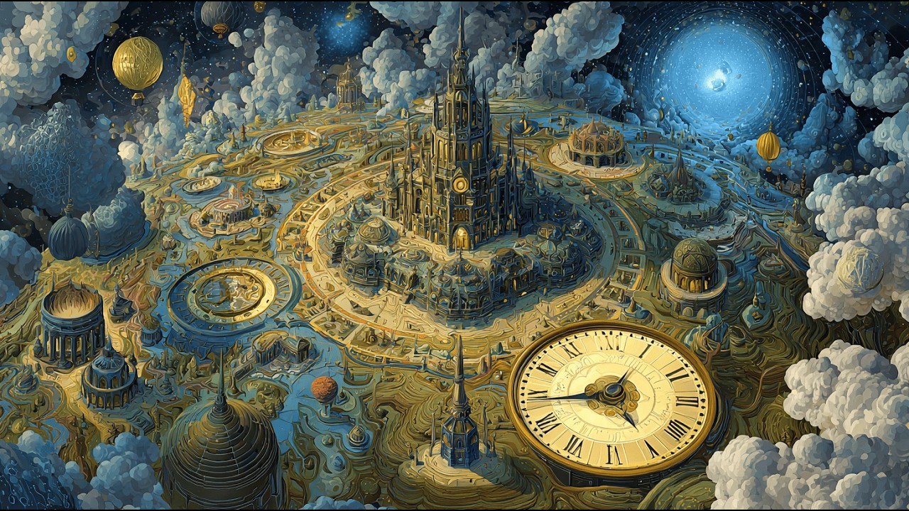 Warping Through the Infinite Universe | AI Art Surrealistic Sci-Fi Film