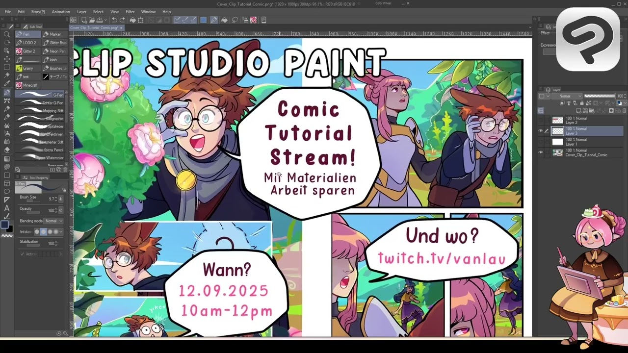 Wie kann ich Clipstudio nutzen um Comics zu zeichnen?