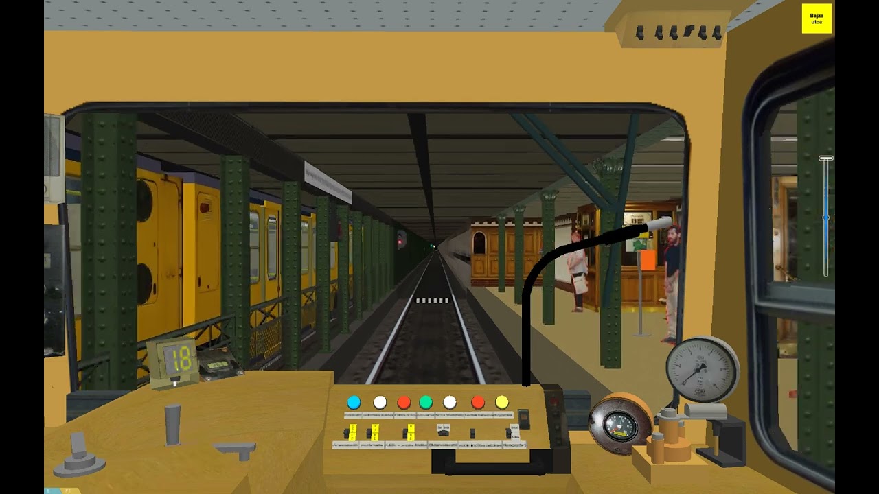 OpenBve - M1 metró (Mexikói út - Vörösmarty tér)/Metro Line M1