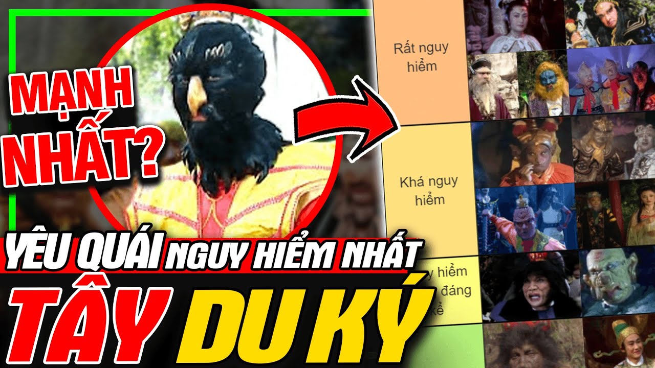 T&Acirc;Y DU K&Yacute;: Xếp Hạng Y&ecirc;u Qu&aacute;i Nguy Hiểm Nhất | Kim Si Điểu L&agrave; Mạnh Nhất? | meXINE