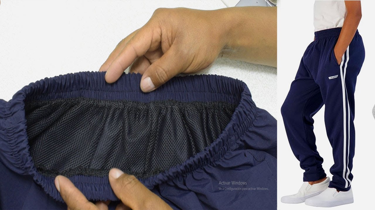 ESTA ES LA MANERA MAS FACIL DE PONER FORRO A UN PANTALON BUSO DEPORTIVO-Tips De Confeccion