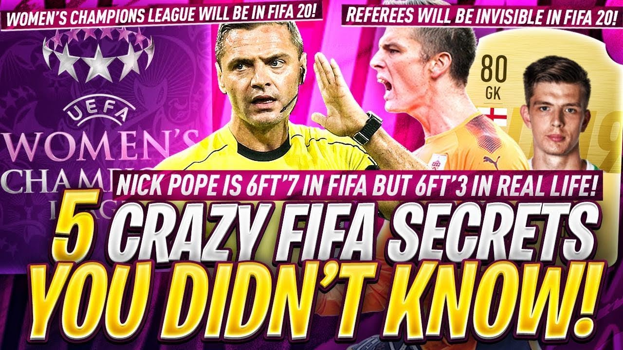 5 INSANE FIFA SECRETS YOU DIDN'T KNOW!