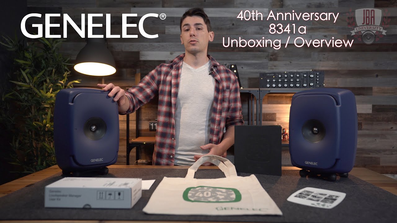 Распаковка студийных мониторов Genelec 40th Anniversary 8341a
