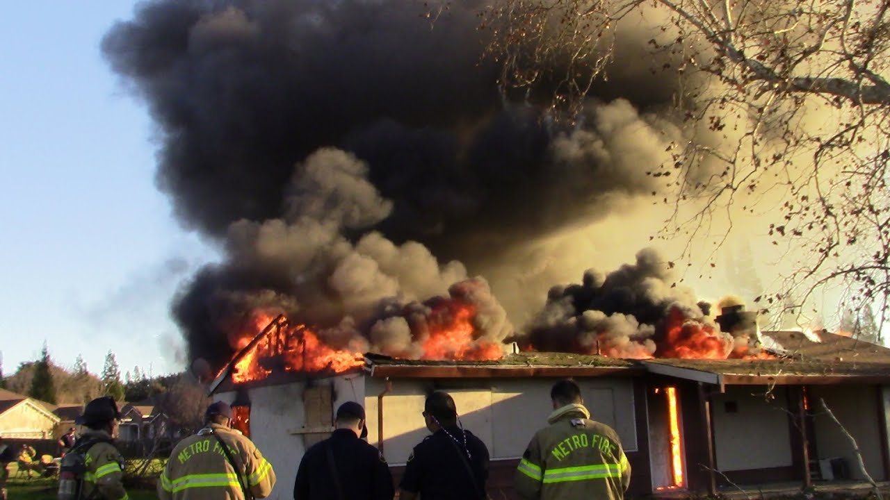 Structure Fire Training - Sacramento Metro Fire District