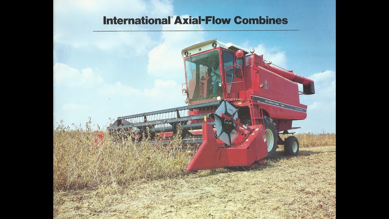 INTERNATIONAL Axial-Flow Combines . March 1983 #farmall51 #tractor #Axial-flow #IHCombine #farming