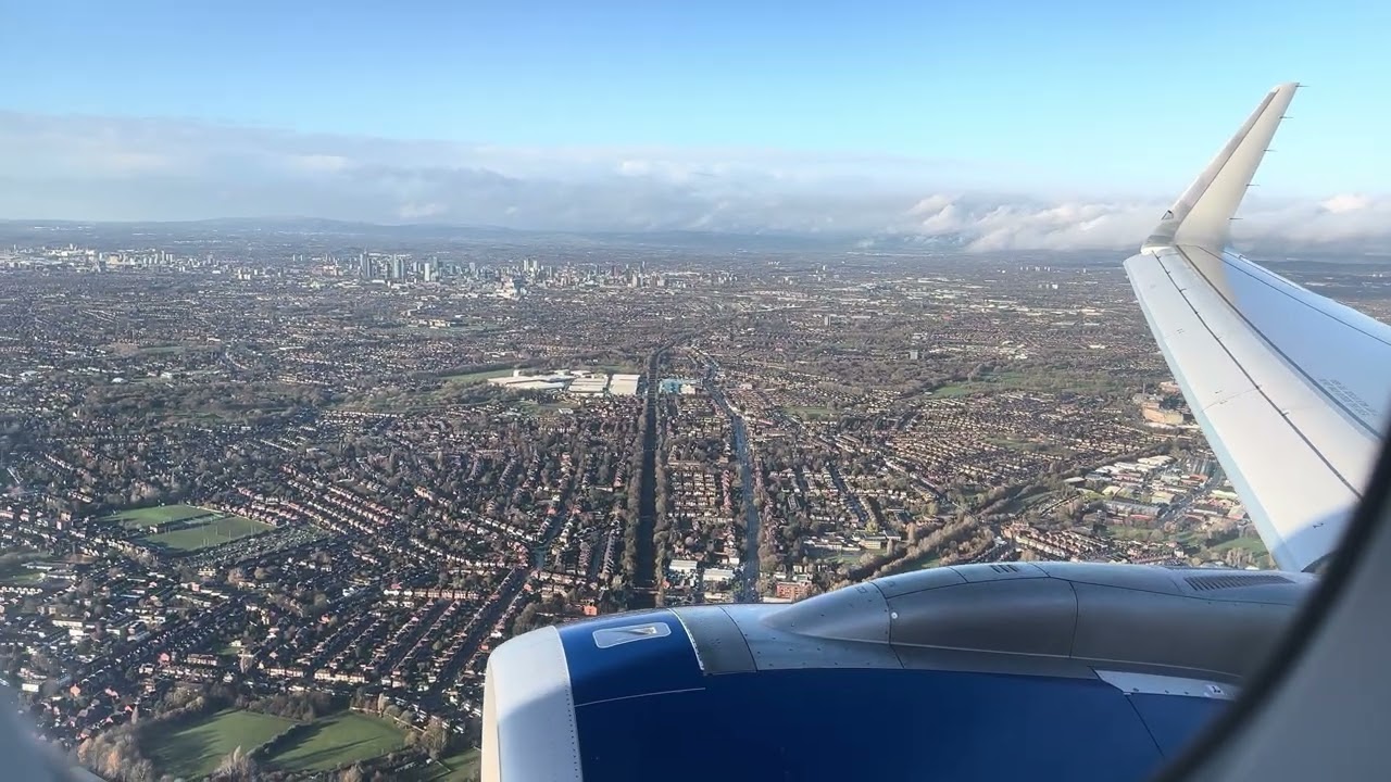 British Airways A320neo | Scenic Landing at Manchester Airport