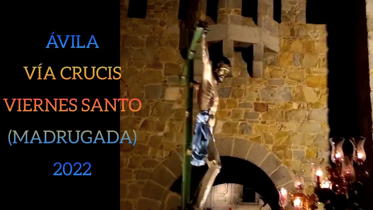 Ávila. Vía Crucis. Madrugada del Viernes Santo, 15 de Abril, 2022. Cristo de los Ajusticiados.