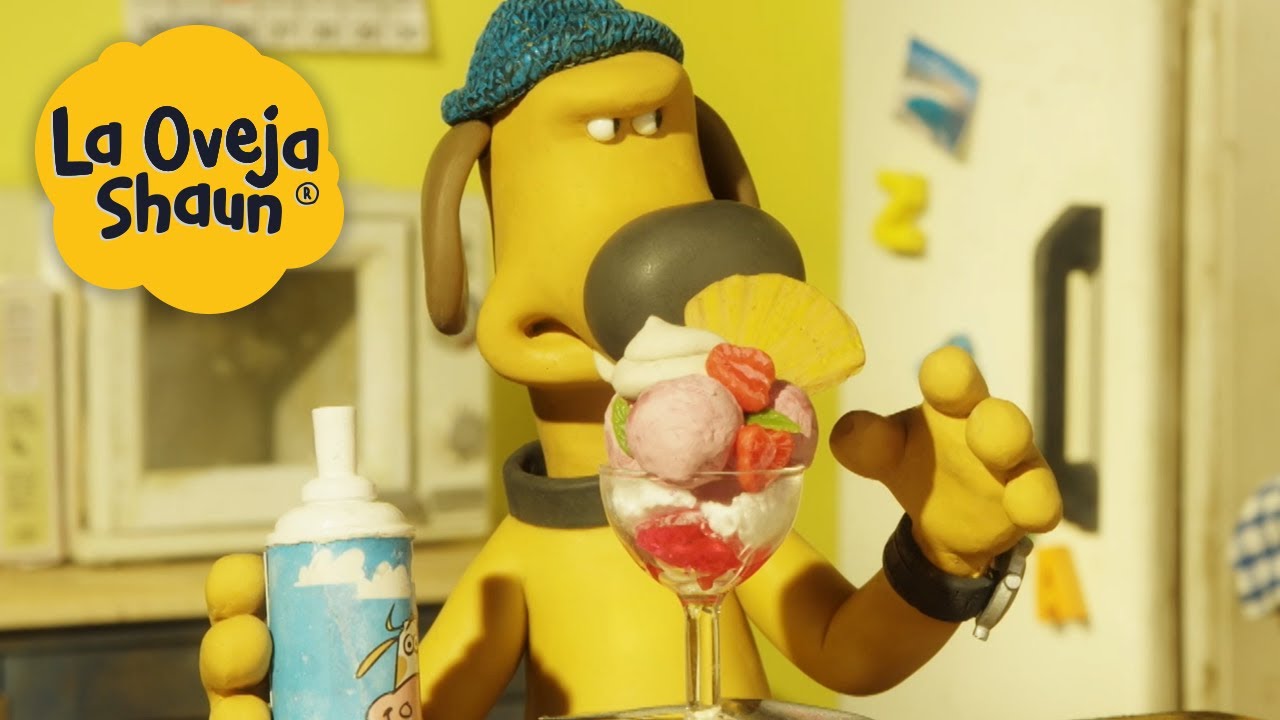 ¡HELADO!🐑 La Oveja Shaun 🐑 Dibujos animados para niños