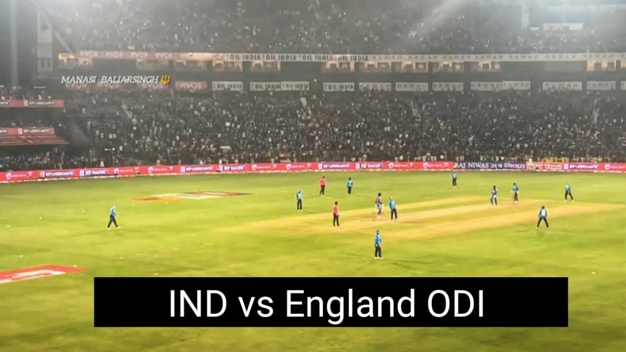 IND vs ENG 2nd ODI Cricket Match at Cuttack Barabati Stadium 🏟️ Odisha ||