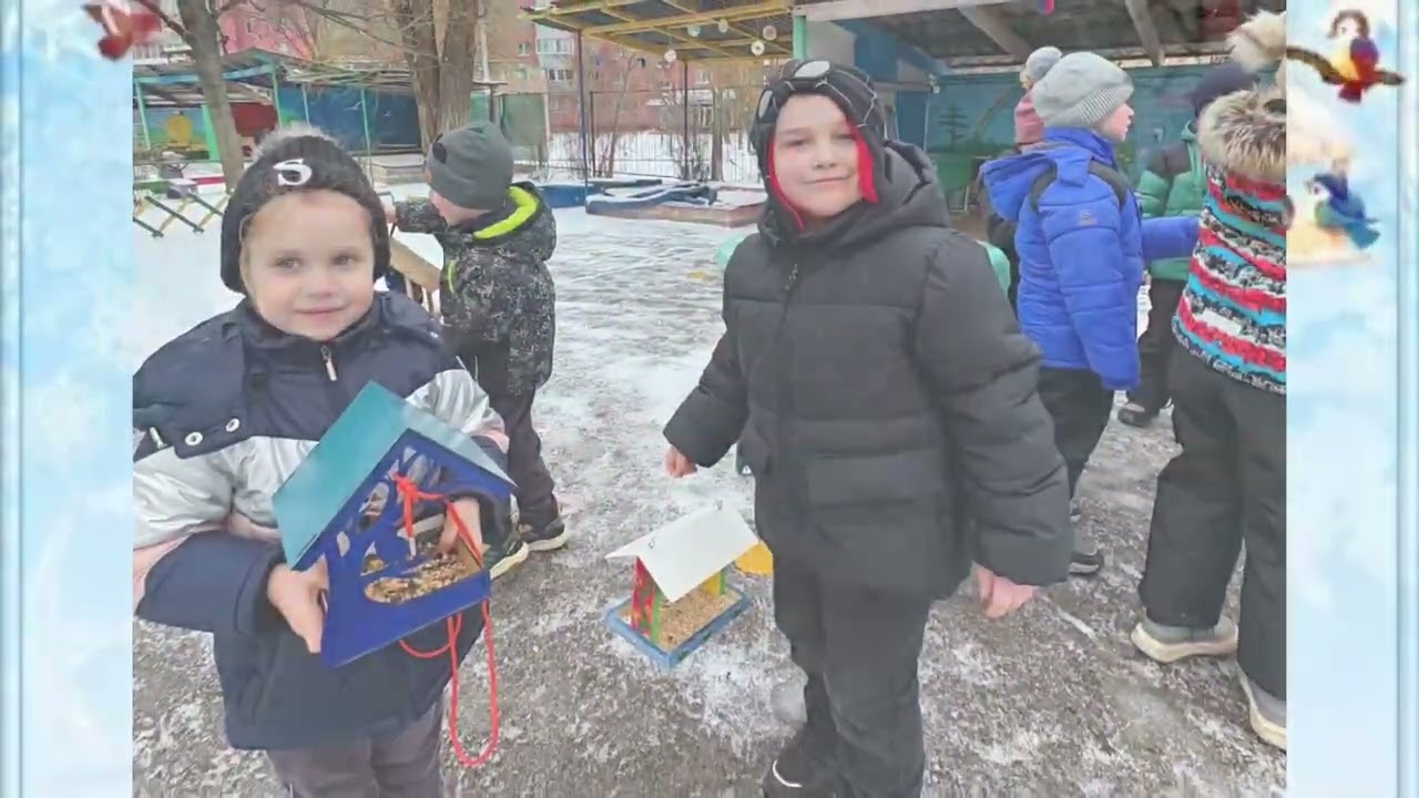 Годівнички для птахів. Група 