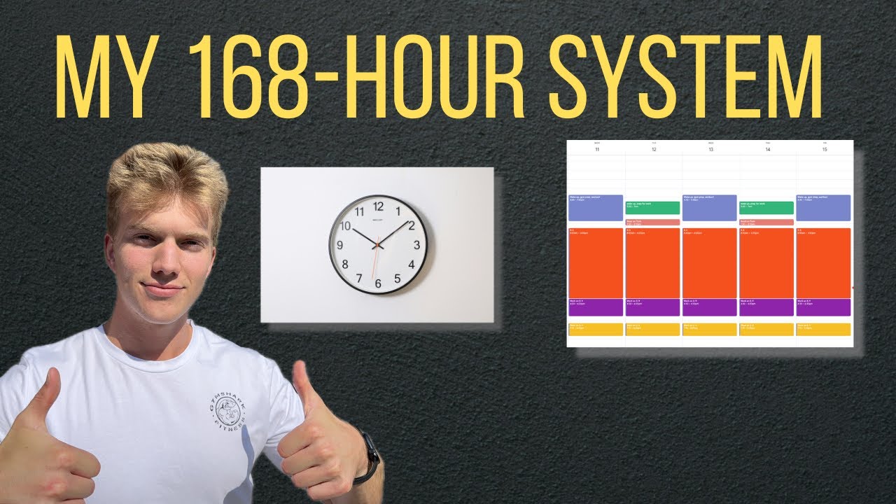 How I Structure My 168 Hours