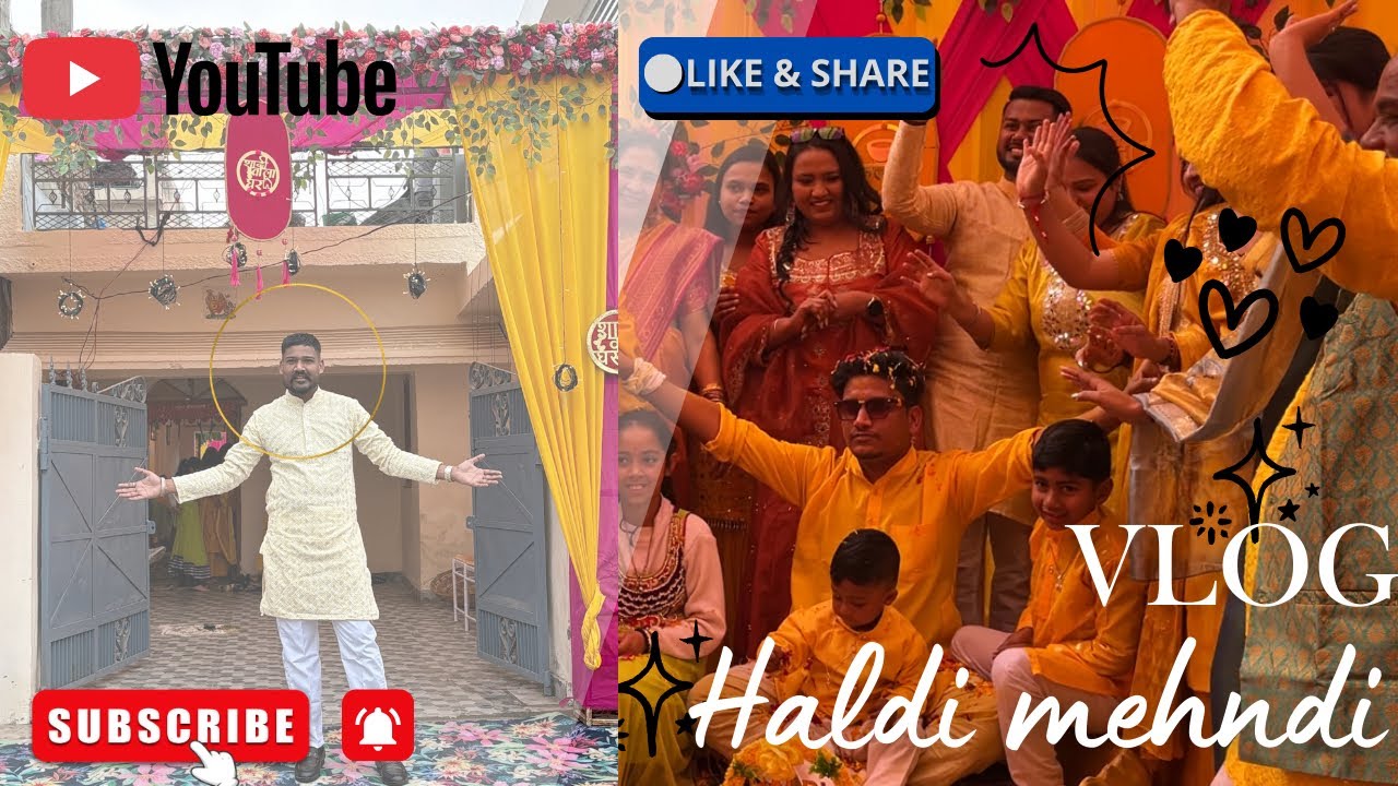 Haldi mehndi mai ye kya hogya 😢 || barish || mere kpde kisi or ko dediye shop vale ne😢|| BT hogyi🫡 