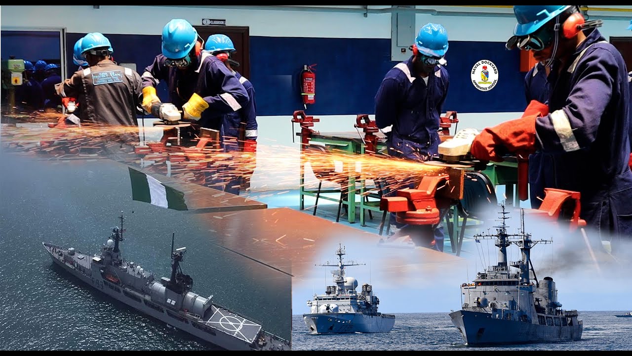 SEE HOW NIGERIA NAVY TRAIN ENGINEER ON HOW TO BUILD WAR SHIPS AT NAVAL DOCKYARD APPRENTICE SCHOOL