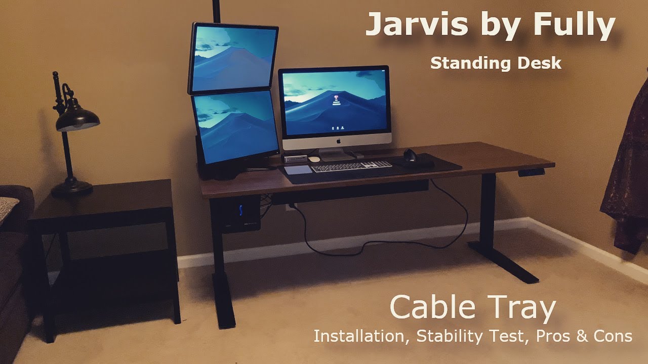 Cable Management for Standing Desk | Installation, Review, and Thoughts | Jarvis by Fully