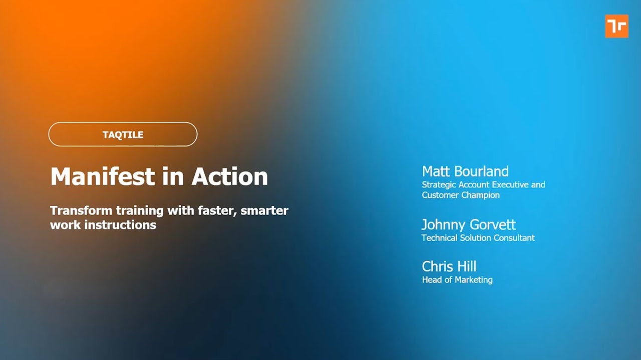 Manifest in Action: AI-Powered Digital Work Instructions on iPad & AR (Full Demo)