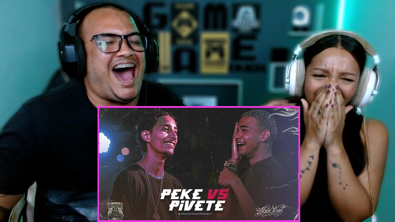 REAGINDO A PIVETE VS PEKE (CONFRONTO DO ABSURDO) | Batalha do Tanque | RJ