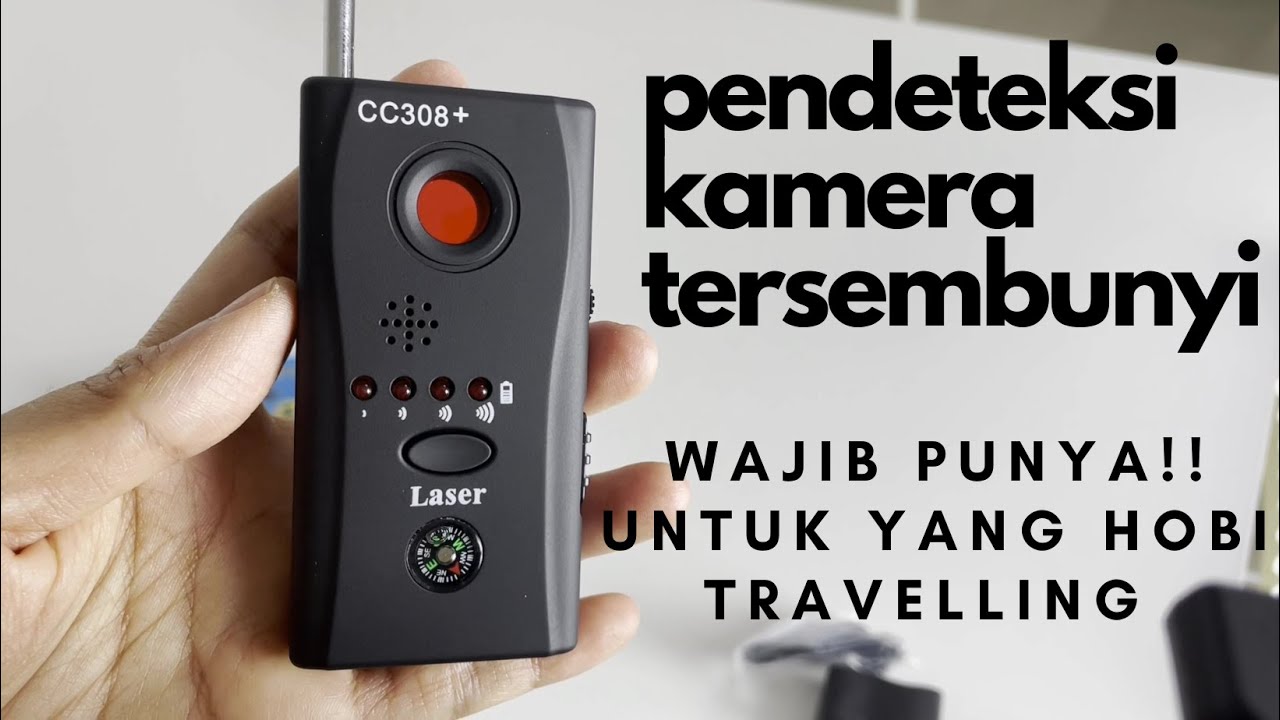 PENDETEKSI ALAT SADAP ANTI KAMERA TERSEMBUNYI PELACAK SINYAL GSM GPS