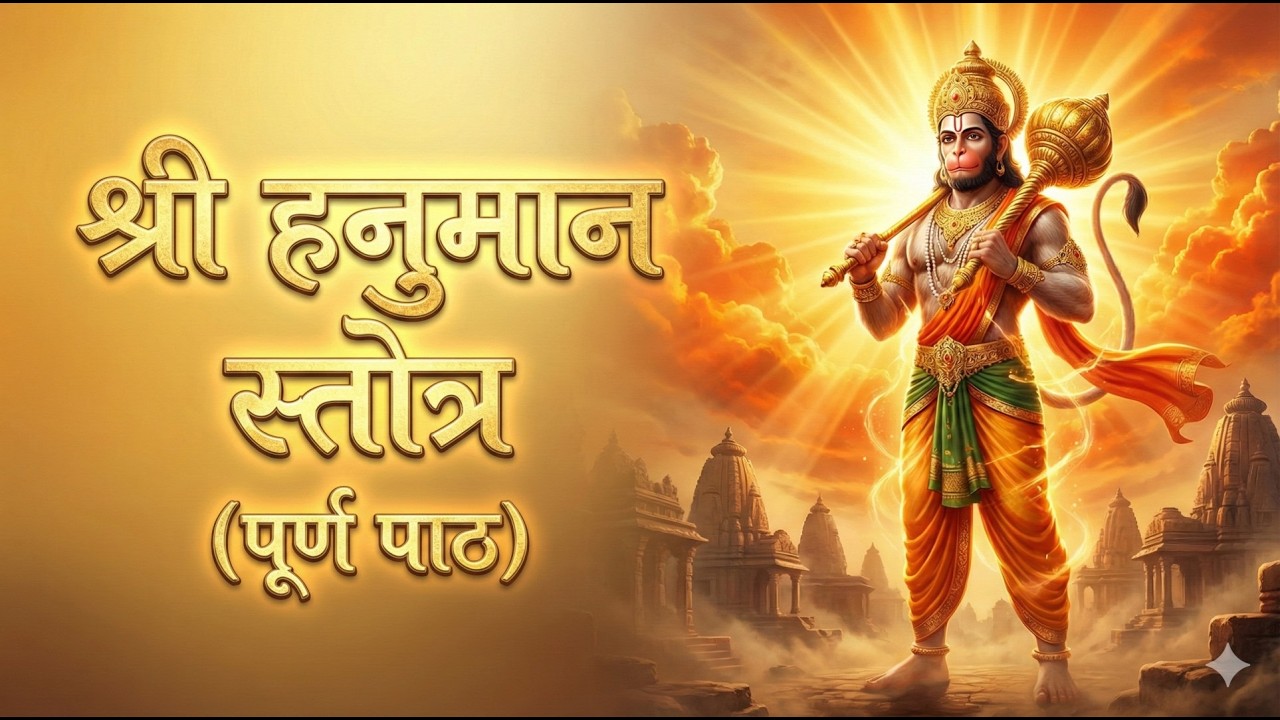 श्री हनुमान स्तोत्र (पूर्ण पाठ)