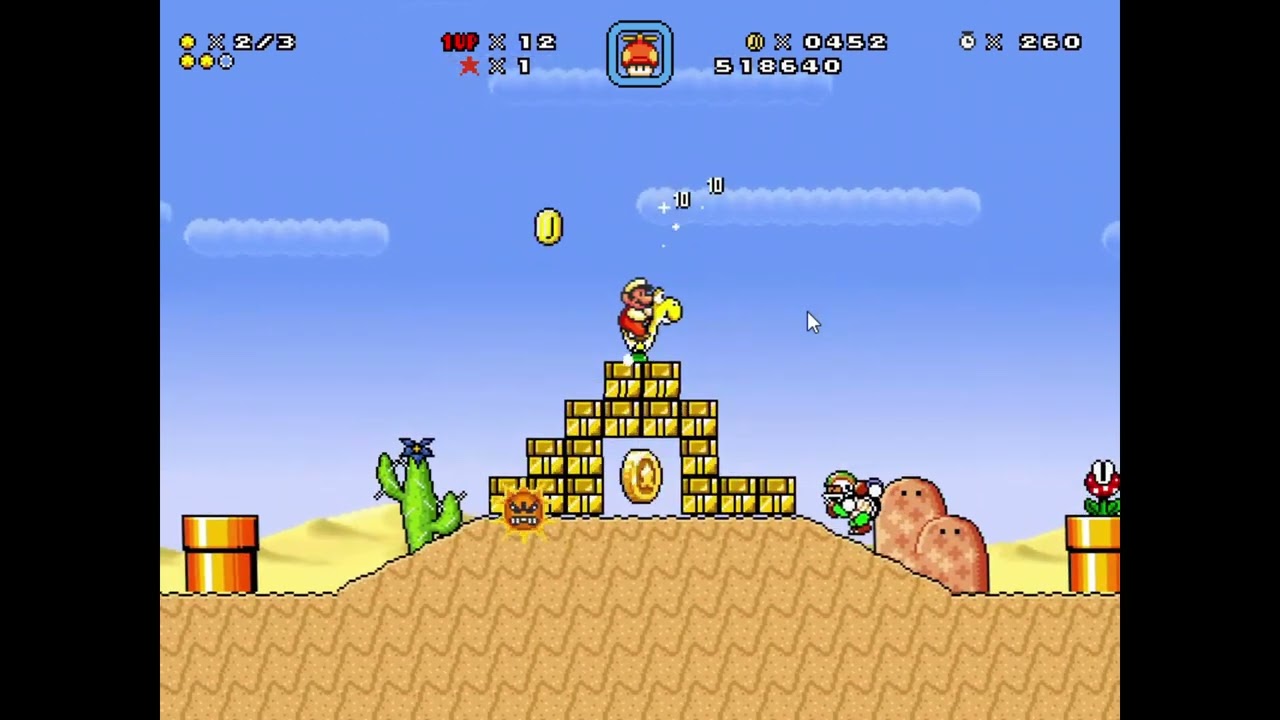 Super Mario Bros X2 - Super Mario Bros: The Black Comet Devlog 3: World 2 playthrough