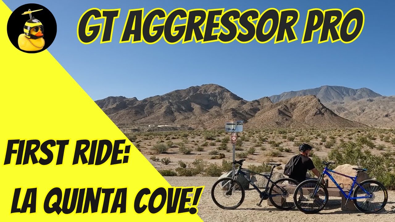 Pre-Upgrade Ride @ La Quinta Cove Trailhead on GT Aggressor Pro MTB