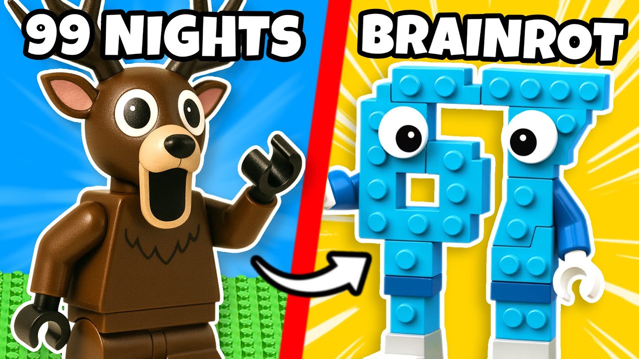 Я создал игры ROBLOX 2025 года из LEGO…