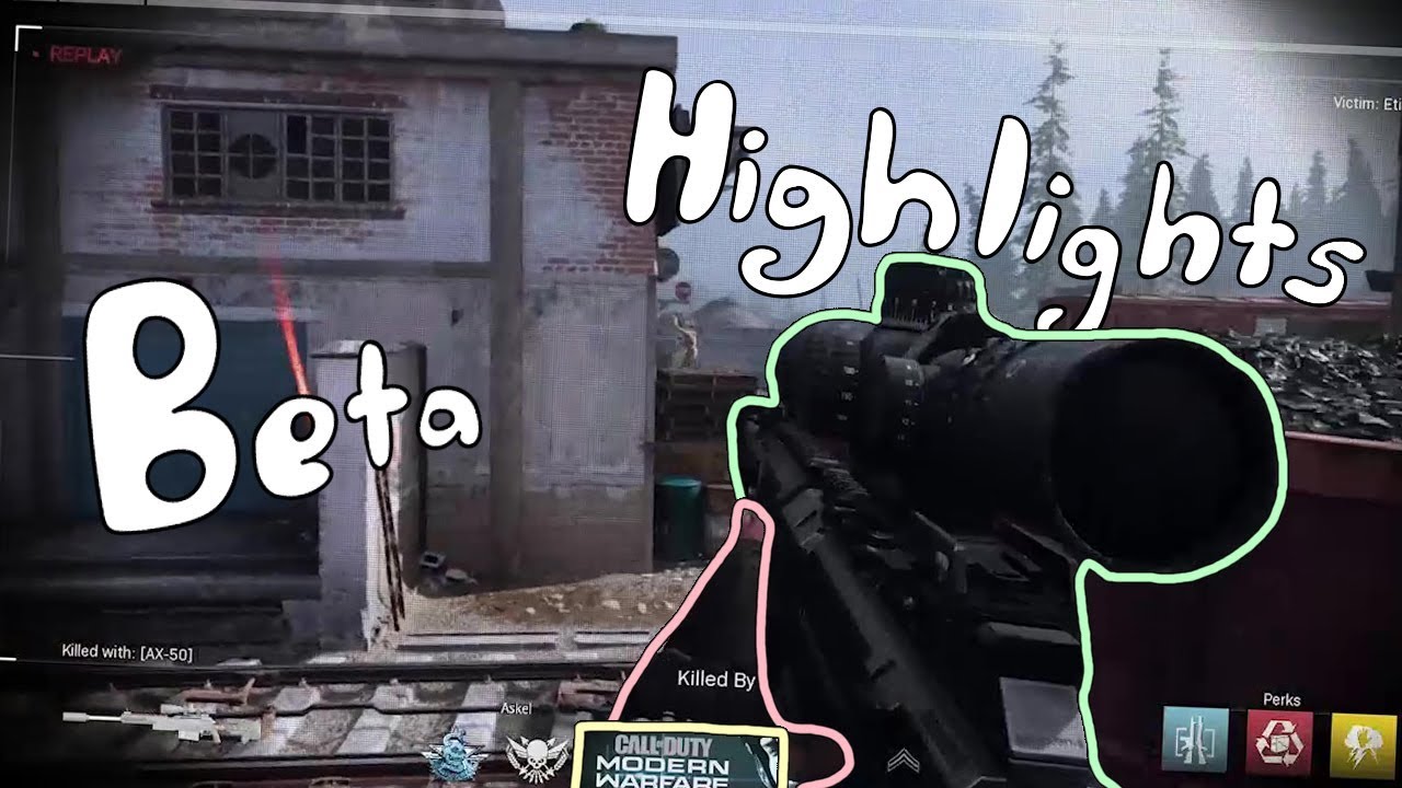 Erikk ~ Modern Warfare Beta Highlights (8 Shots!!!)