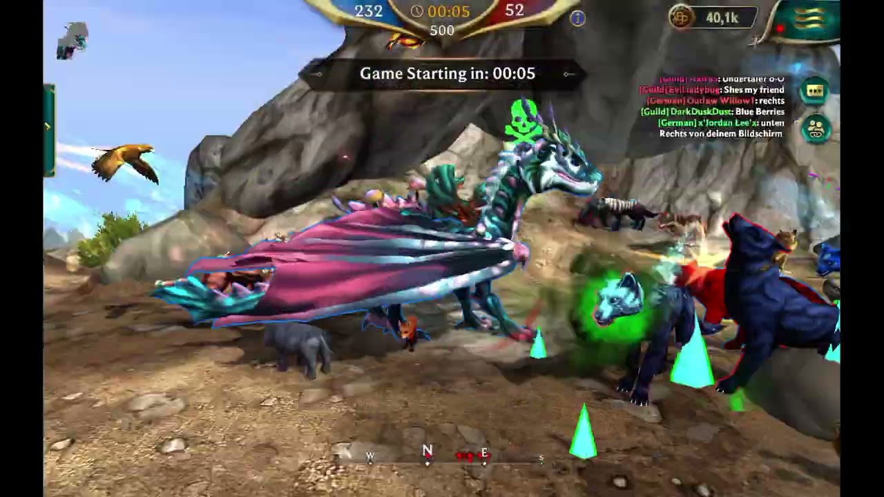 Wolf Tales PvP as a Dragon 🐉