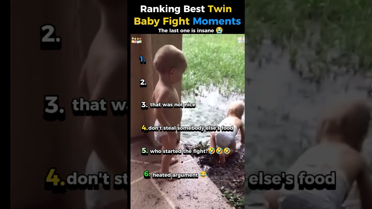 Ranking Best Twin Baby Fight Moments