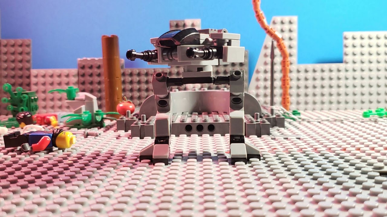Lego ED-209 Stop Motion test