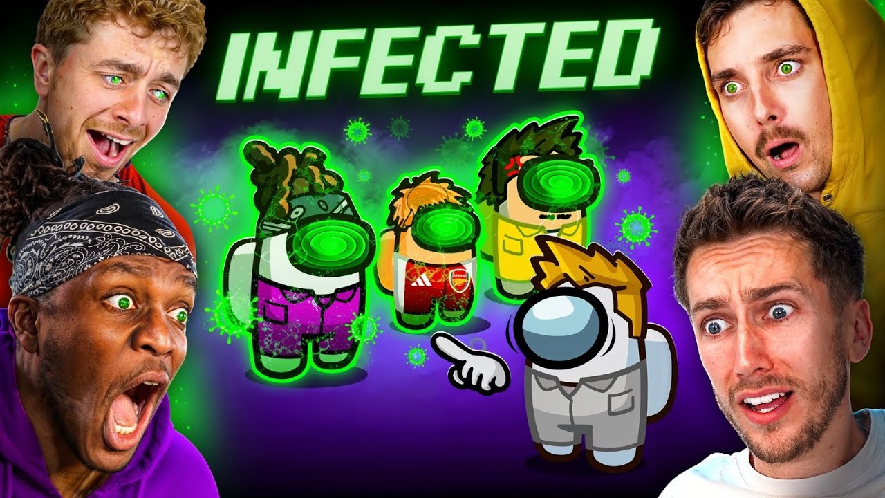 SIDEMEN AMONG US BUT THE WHOLE LOBBY IS INFECTED