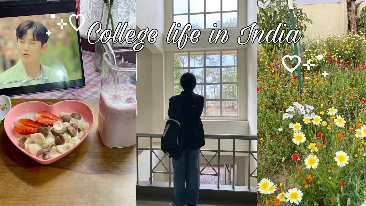 College life in India 🇮🇳 || Indian college vlog|| final year || aesthetic vlog ✨🎀