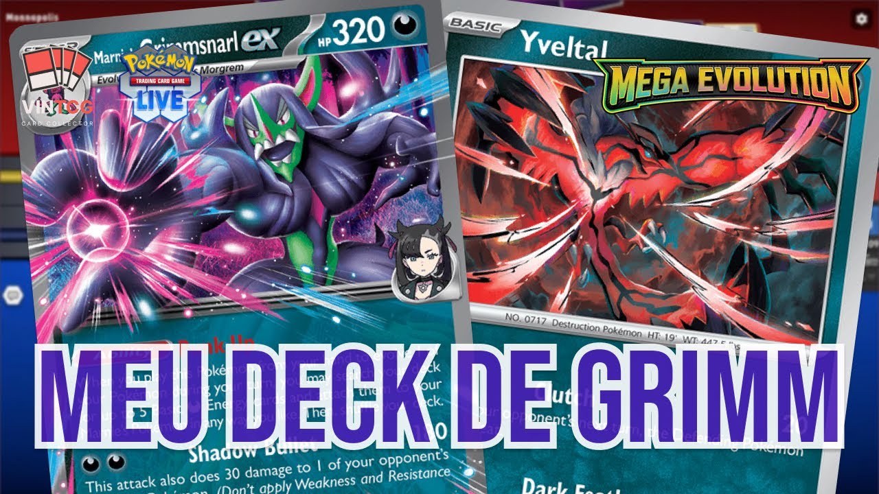 O DECK DE GRIMMSNARL QUE USEI NO REGIONAL DE BH!| POKÉMON TCG LIVE