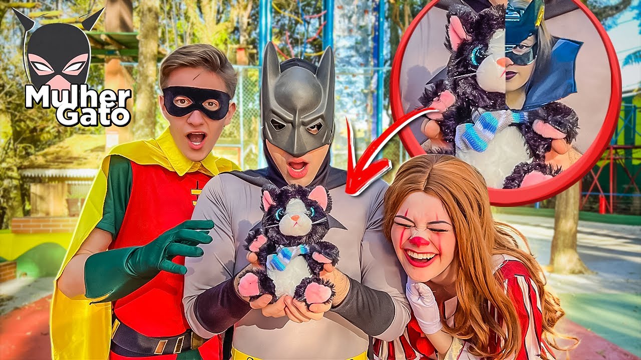O FELIPE BATMAN TRANSFORMOU A MULHER GATO EM UMA GATO DE VERDADE !!!