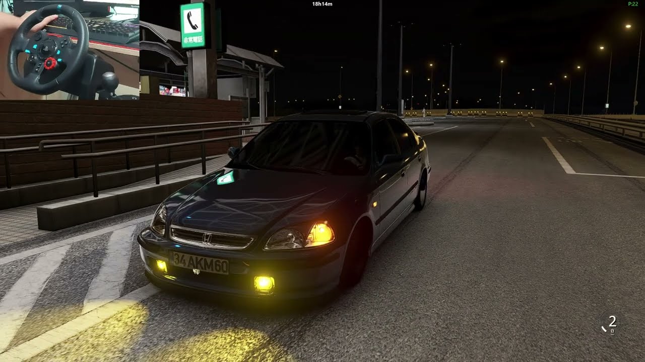 HONDA CİVİC 1.6 VTI - Assetto Corsa | Logitech G29 gameplay