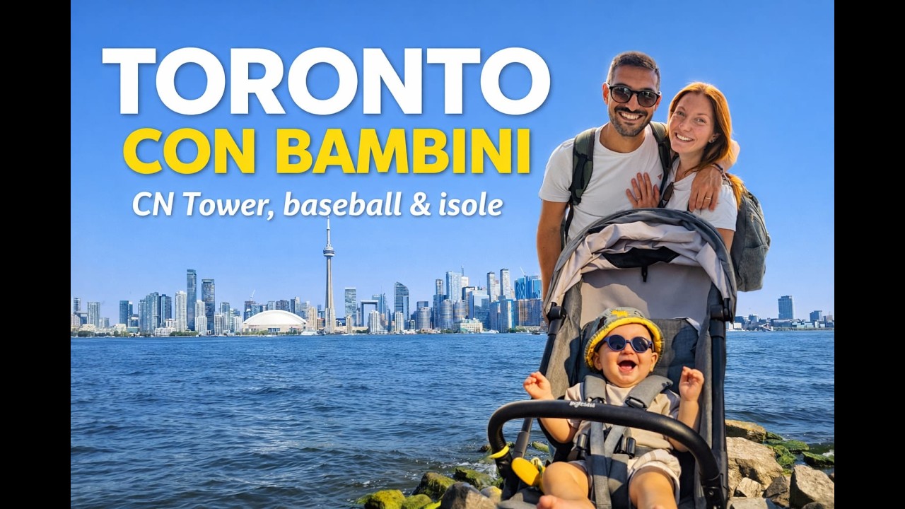 TORONTO con bambini: CN Tower, città sotterranea, baseball e isole - Canada EP. 03