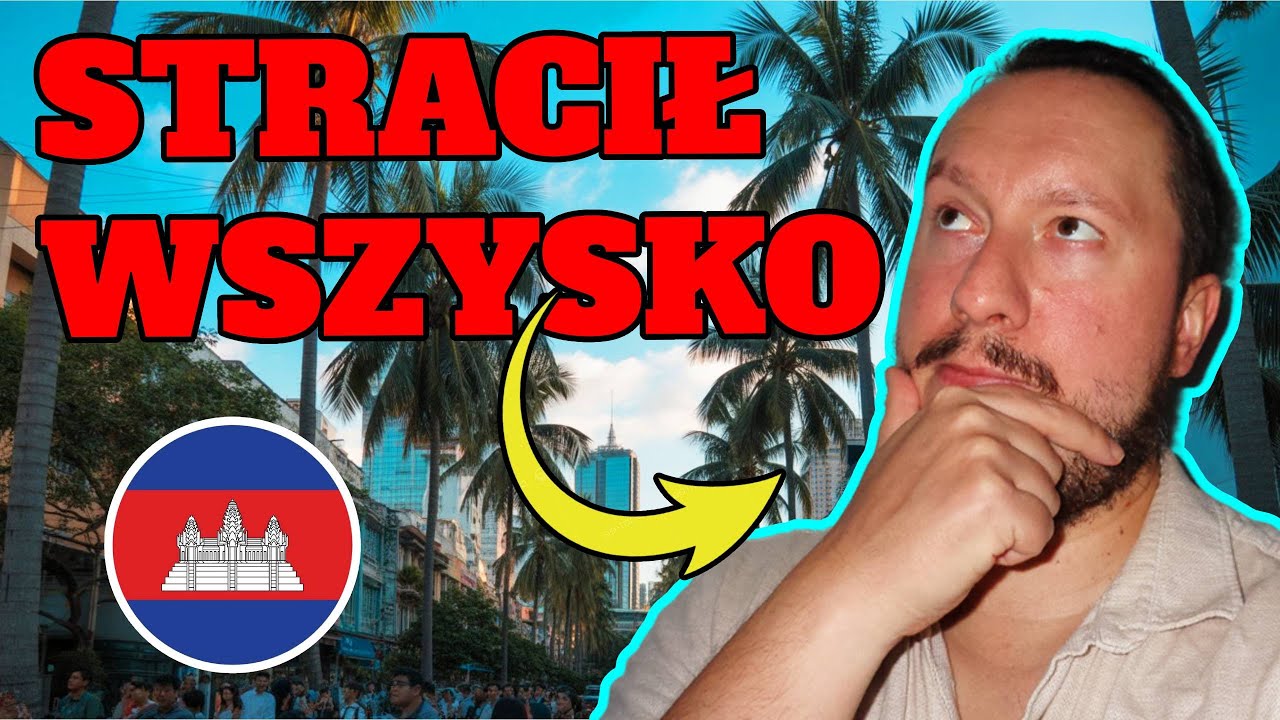 POLAK sprzedaje PUSZKI żeby przeżyć w KAMBODŻY. Stracił wszystko! Siem Reap.