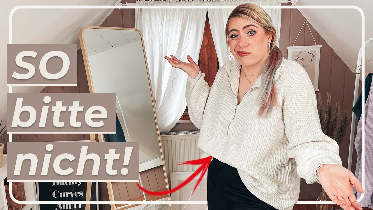 Macht diese FEHLER bitte nicht! 😱 Pullover richtig tucken