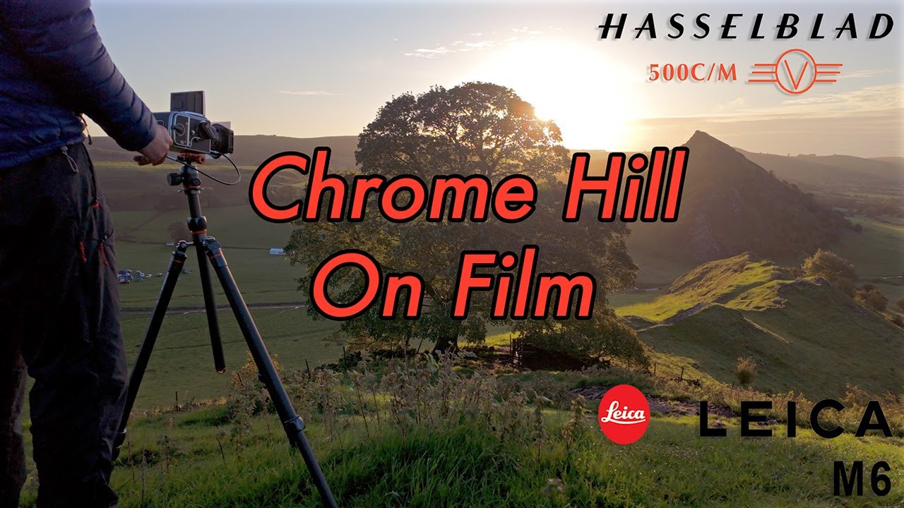 Аналоговая пейзажная съемка восхода солнца на Hasselblad 500 в Chrome Hill