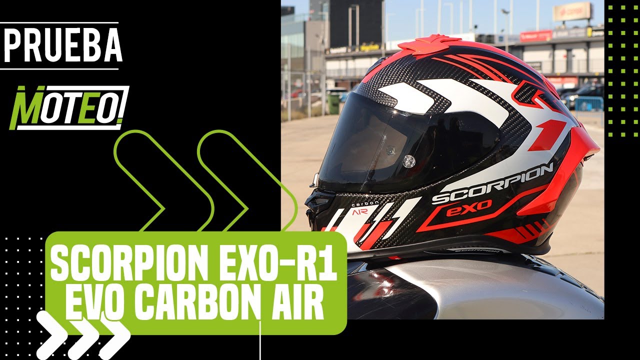 Casco SCORPION EXO-R1 EVO CARBON AIR: Review, opiniones y precio