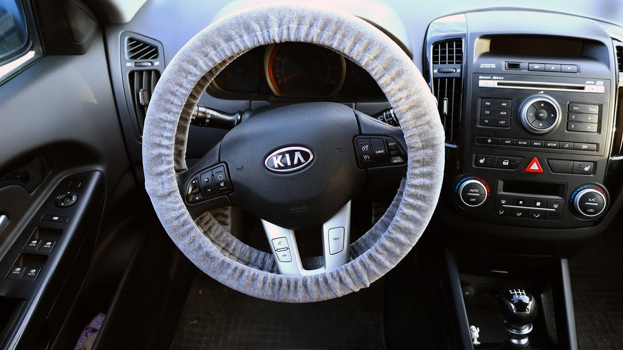 How to make a steering wheel cover out of fabric / So EASY