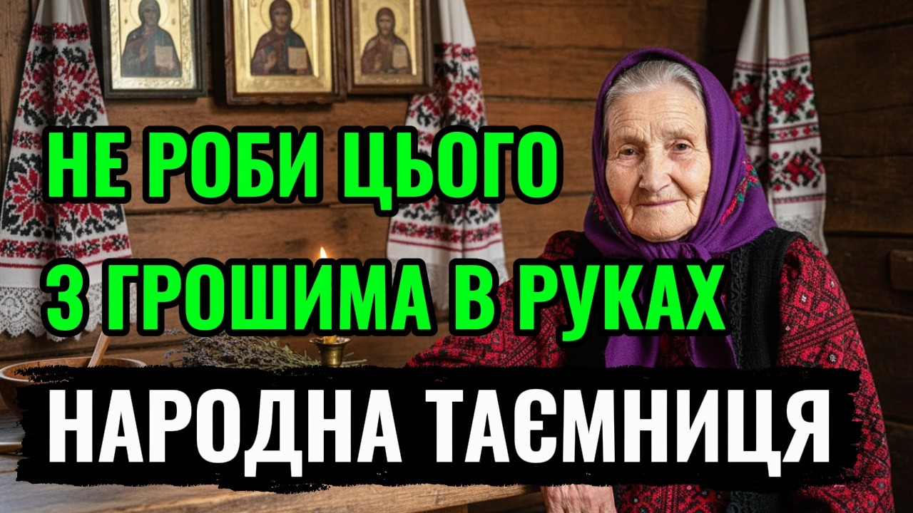 НЕ РОБИ ЦЬОГО З ГРОШИМА В РУКАХ — НАРОДНА ТАЄМНИЦЯ
