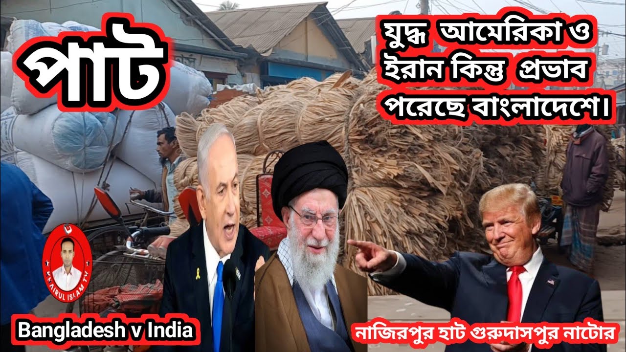 আজকের পাটের দাম কত? | যুদ্ধের কারণে পাটের বাজারে বড় পরিবর্তন | নাজিরপুর বাজার নাটোর | ৯-০৩-২৬